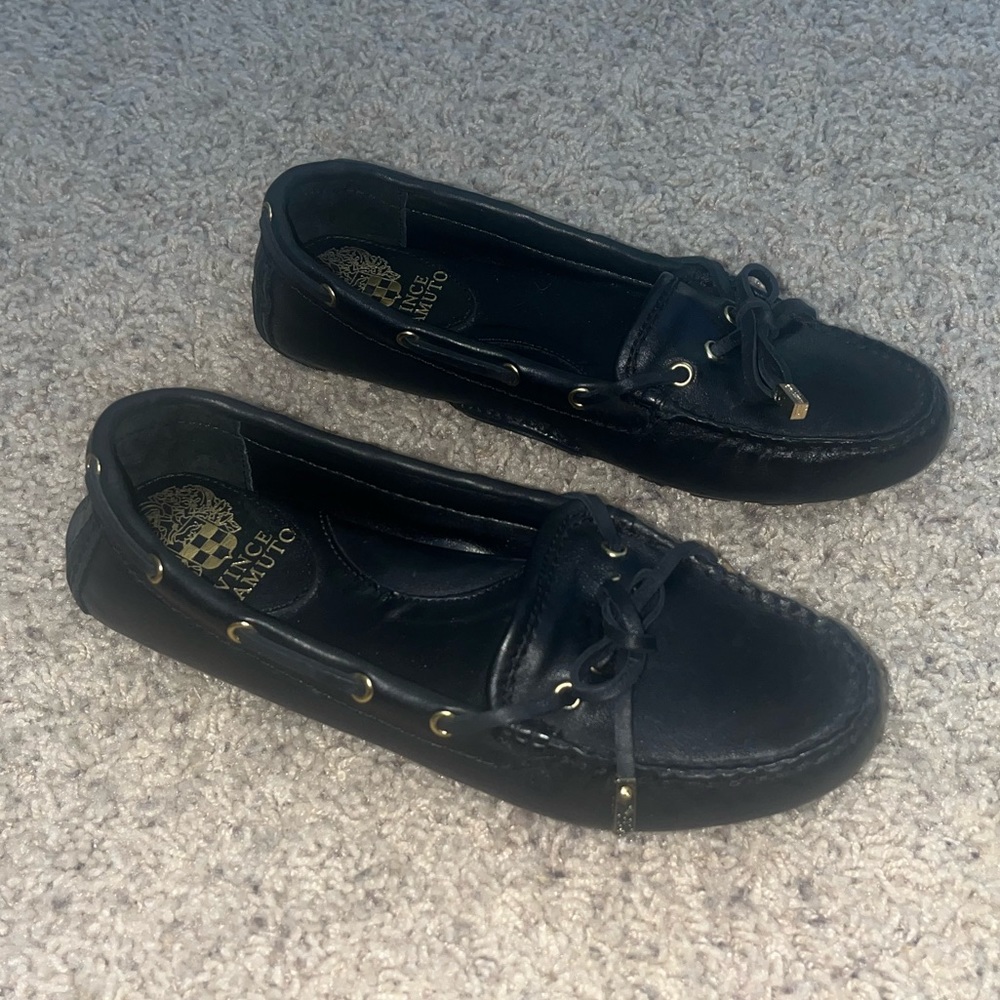 Vince Camuto Black Flats